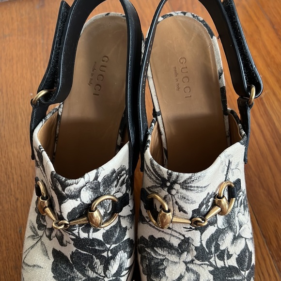 Rare Gucci Floral clogs size 38 - Picture 4 of 5